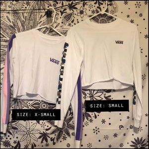 VANS Long Sleeve Cropped Tshirt